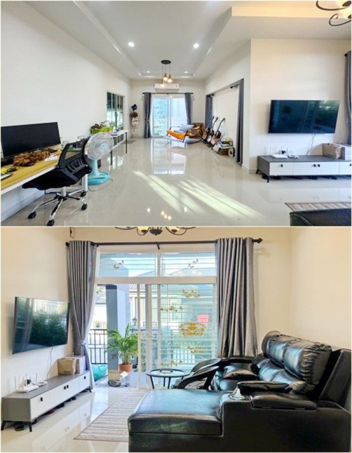 แยก นิคมพัฒนา ระยองจัดเต็มเฟอร์ใหม่ เครื่องใช้ไฟฟ้า  คฤหาสน์ .3 นอน​ 2 น้ำ​ ร่มรื่น 60 ตร.วา.240 ตร.ม.ให้เช่า รพ.นิคมพัฒนา 1.2กม.