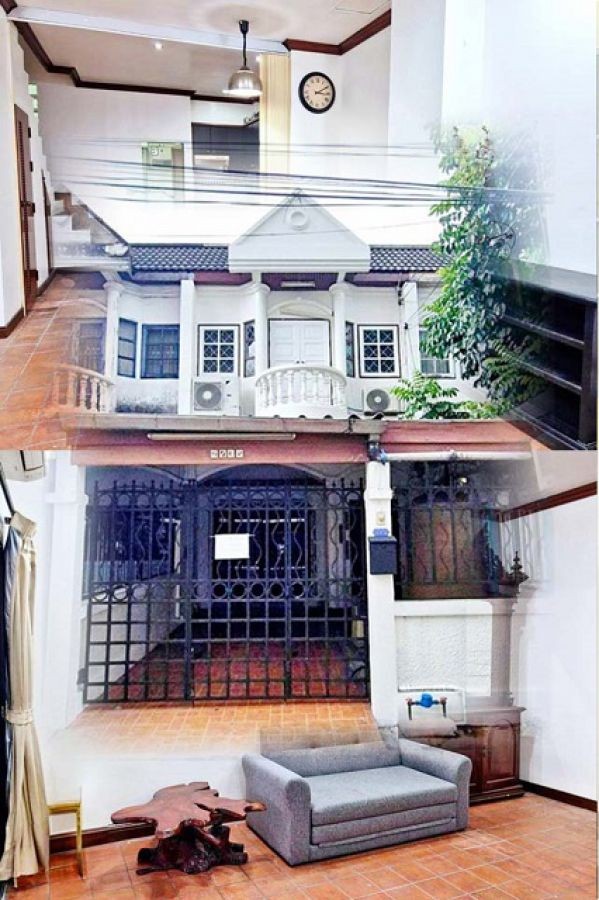 ถูกกว่าคอนโด BTS พหลโยธิน 24 100ม. พหล21-29 รัชดา  ม.ราชภัฏจันทรเกษม 1.3 กม. 2-3นอน  เฟอร์ บิวท์อิน ทาวน์เฮาส์ 2 ชั้น