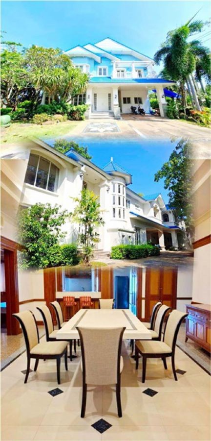 พลูวิลล่า เมกะ บางนา 900ม.คฤหาสน์หรู 4 หลัง 2,122 ตร.ม.ในรั้วเดียวกัน 792 ตร.วาจัดเต็มเฟอร์ .พร้อมสระว่ายน้ำ  16 นอน 20 น้ำ อีเกียบางนา