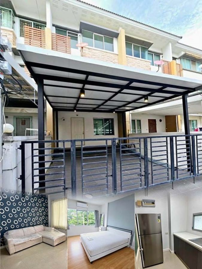 Airport Link สุวรรณภูมิ 2.5 กม.กิ่งแก้ว35-39 ทาวน์เฮาส์ 2 ชั้น 3นอน  3น้ำ 19 ตร.วา.149 ตร.ม.ให้เช่า เดอะ พาซิโอ มอลล์ 2.4 กม.