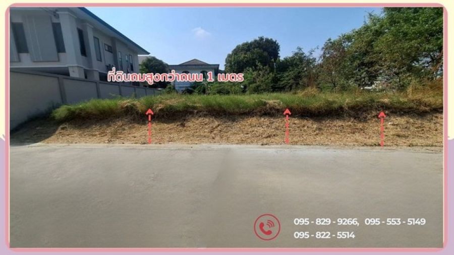 ขายที่ดินดอนเมือง 194 ตรว.ถมสูงกว่าถนน 1 เมตร แปลงมุม ติดถนนซอย 2 ด้าน ซ.เทิดราชัน 27แยก20 ดอนเมือง กรุงเทพ