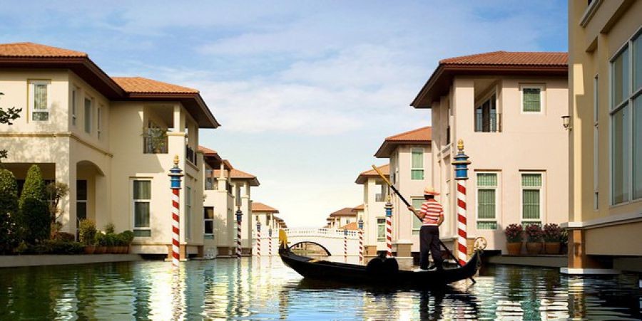 ขายบ้านเดี่ยว 2 ชั้น 128 ตรว. วิวน้ำ มีท่าน้ำส่วนตัว ใกล้สนามบินดอนเมือง-ใกล้รถไฟฟ้าสีแดง  มบ แกรนด์ คาแนล ดอนเมือง กรุงเทพ