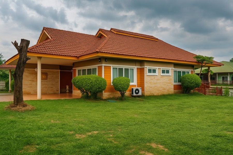 ขายบ้านเดี่ยว ทำเลทอง ริมทะเลสาบ ใน Wellness City อยุธยา 3 ห้องนอน 3 ห้องน้ำ โทร 088-941-9453