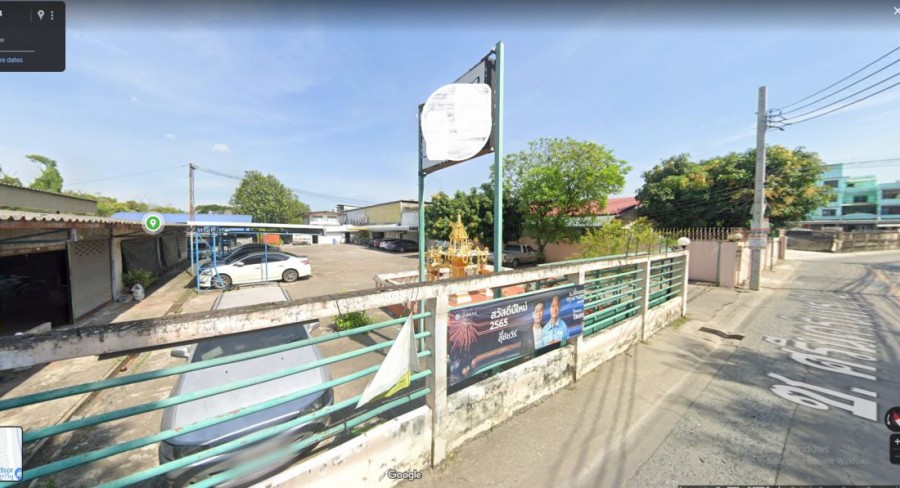 ขายที่ดินในซอยศรีนครินทร์24 ใกล้ห้างธัญญพาร์ค และใกล้ MRT สถานีคลองกลันตัน