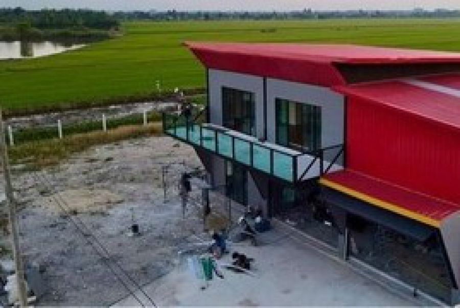 ให้เช่า โกดัง 180 ตารางวา  300 ตรม  ออฟฟิศ 2 ชั้น 3 ห้องนอน 3 ห้องน้ำ  อยู่ถนนบางบัวทอง-สุพรรณบุรี 340