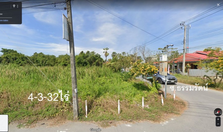 ขายที่ดิน 4-3-32 ไร่ ซอยสุวินทวงค์ 47 (ซอยธรรมรัตน์ หรือซอยวัดราษฎร์บำรุง) เยื้ยงทางเข้าสนามกอล์ฟเพรสซิเด้นท์