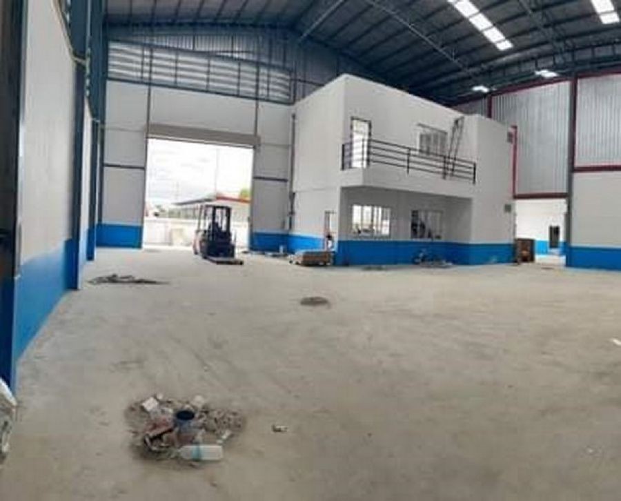 ให้เช่าโกดังสร้างใหม่ สูง 12 เมตร พื้นที่ 459 ตรม ซอยบางปลา 2 บางพลี สมุทรปราการ