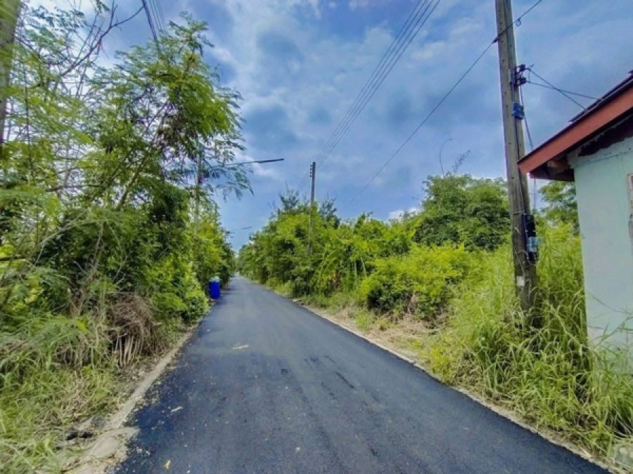 ขายที่ดินถมแล้ว 19.5 ตรว. เคหะคลองแปด อ.หนองเสือ จ.ปทุมธานี ติดถนน น้ำประปา ไฟฟ้า สะดวกสบาย โทร 095-165-3654