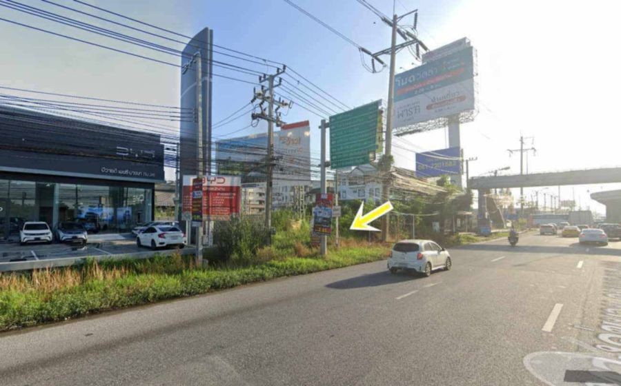 ขายที่ดิน 2-0-15 ไร่ ติดถนน บางนา ตราด กม.25 อยู่ในแหล่งชุมชน ย่านธุระกิจ เหมาะสำหรับ ทำโชว์รูม สำนักงาน ร้านค้า คอนโด