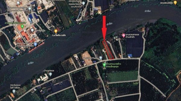 ขายที่ดิน (โฉนด) ติดแม่น้ำท่าจีน 1 ไร่ 2 งาน 60 ตร.ว. กระทุ่มแบน จ.สมุทรสาคร โทร 0925506068