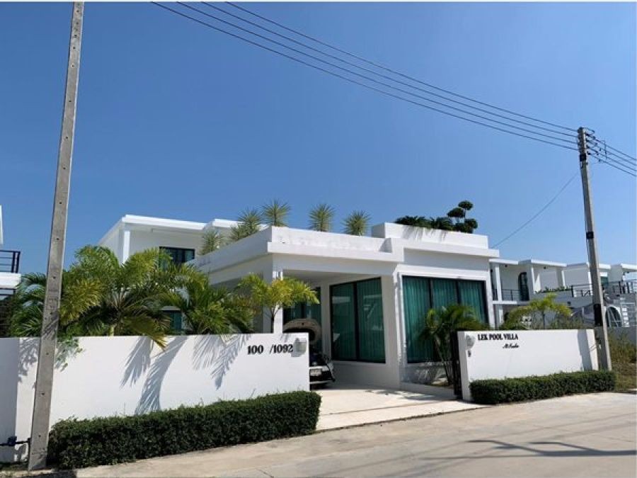 ขายด่วน พูลวิลล่า หัวหิน ประจวบฯ 2 ชั้น 3 ห้องนอน 4 ห้องน้ำ ตกแต่งเสร็จเรียบร้อย พร้อมเข้าอยู่ได้ทันที Tel. 0632897879