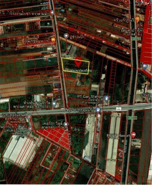 ขายที่ดินแปลงใหญ่ 16ไร่ 2งาน 77ตร.วา - ลาดหลุมแก้ว ปทุมธานี โทร 090-8982918 ราคาต่ำกว่าตลาด