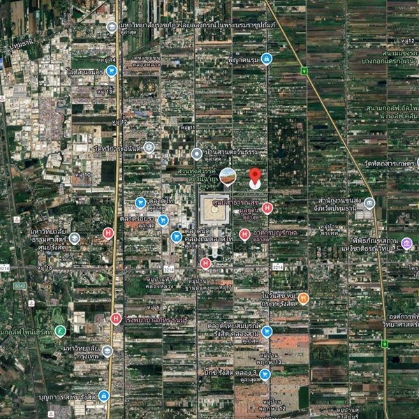 ขายที่ดินซอยคลองสาม 9/9 พื้นที่ 104 ตร.ว. สี่เหลี่ยมผืนผ้าสวย บรรยากาศ เงียบสงบ เป็นส่วนตัว โทร 0925519322