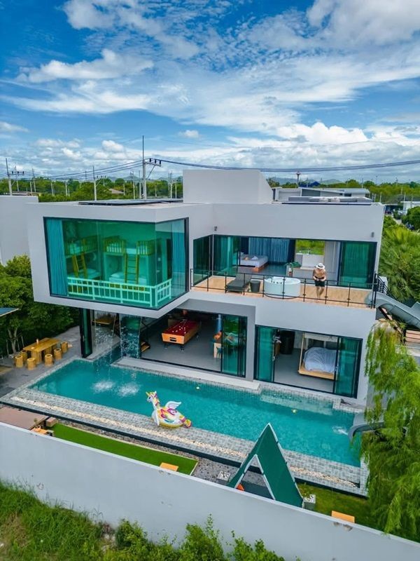 ขาย/ให้เช่า บ้าน Pool Villa หัวหิน 100 ตรว. ขนาด 4 ห้องนอน 4 ห้องน้ำ วิวภูเขา ห่างทะเล 5-10 นาที โทร 06-37515164